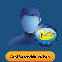 diventa nostro supporter - aggiungi il nostro logo alla tua foto facebook picbadge nemo